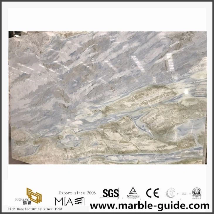 Changbai Jade Marble Blue Marble China New Materials For Wall Tiles