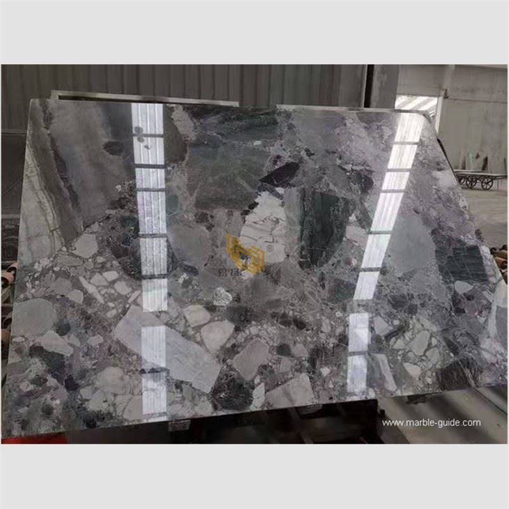 Snow Gray Marble Slabs For Floor