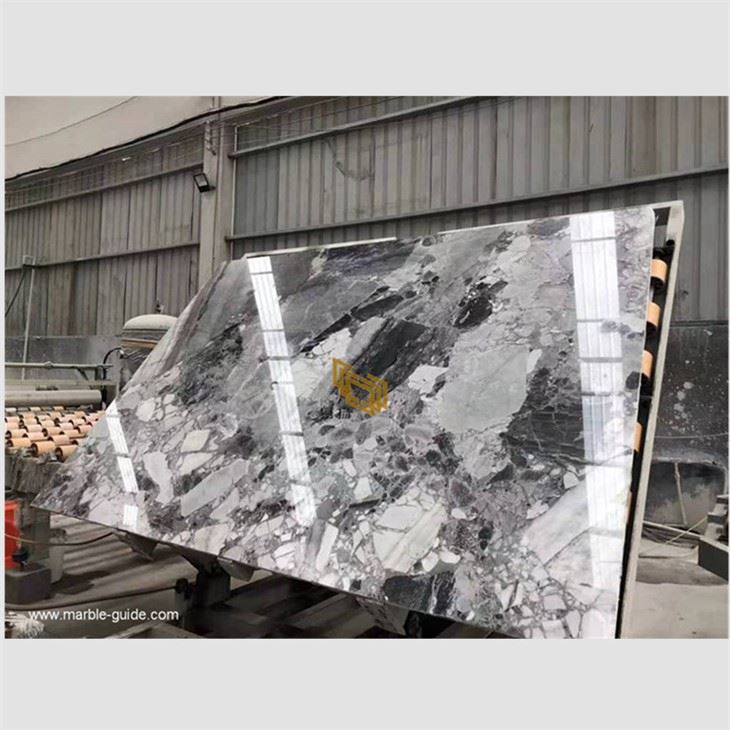 Snow Gray Marble Slabs For Floor