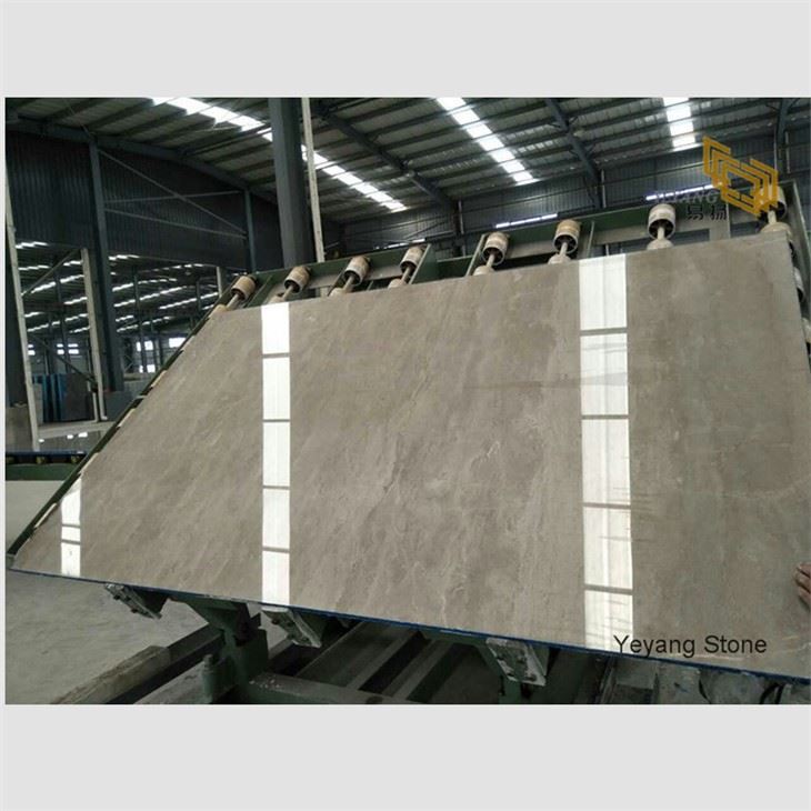 Polished Caesar Grey Marble Slabs For Sale